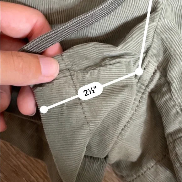 American Eagle corduroy olive green shorts - Picture 3 of 5